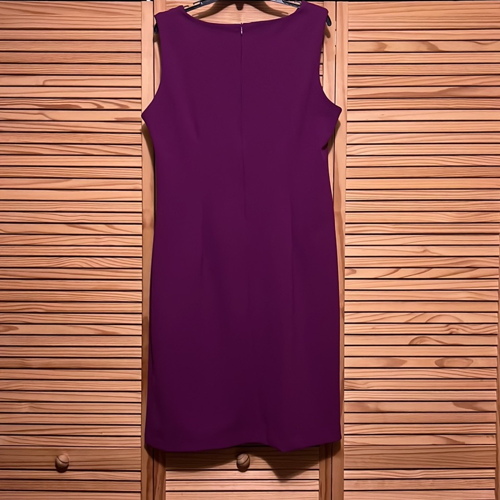 PLUS - Ruffled Sheath Dress - Picture 2 of 5
